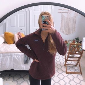 patagonia quarter zip pull over